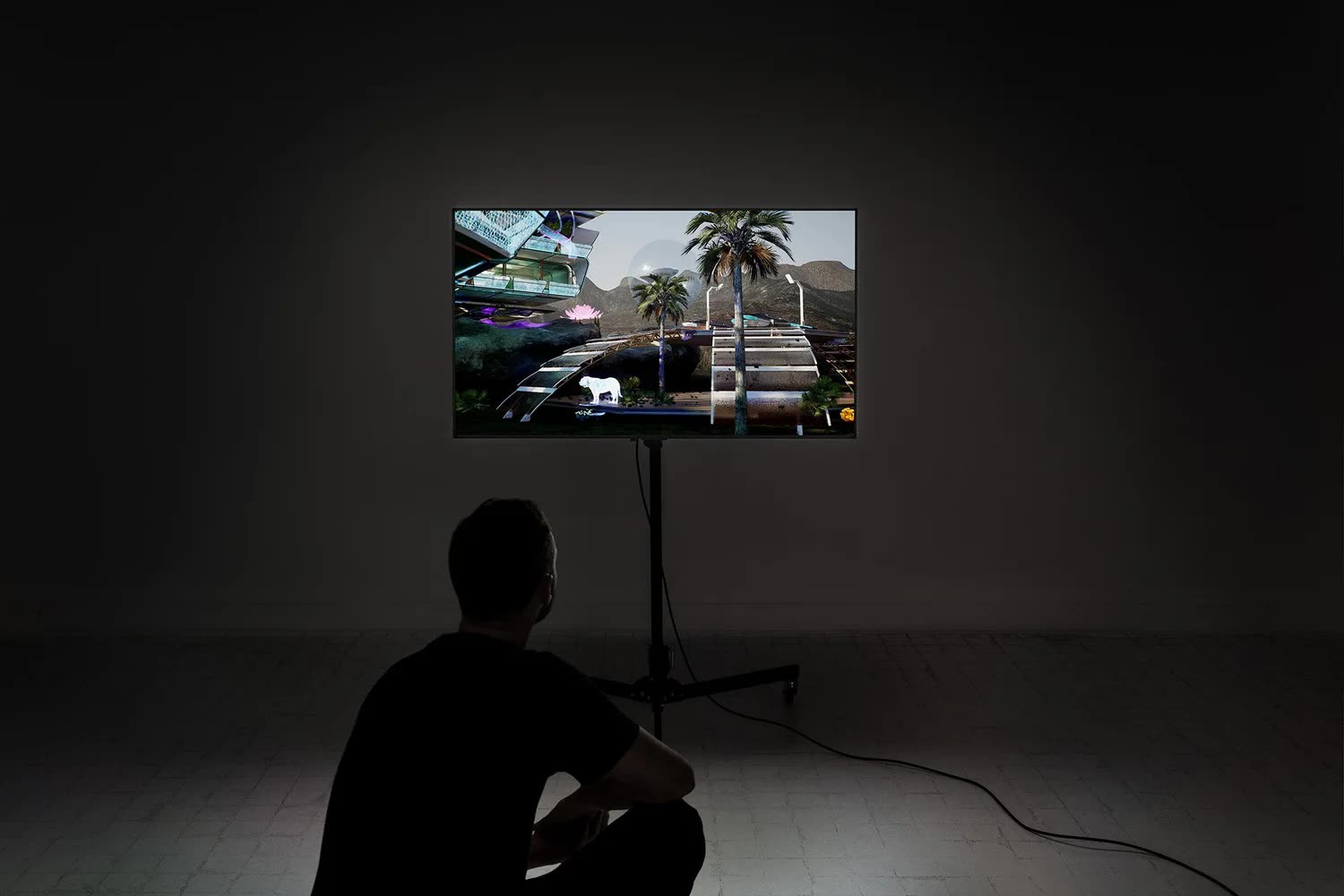 Anima_C0de, Installation view, artist’s studio, Brooklyn, 2024